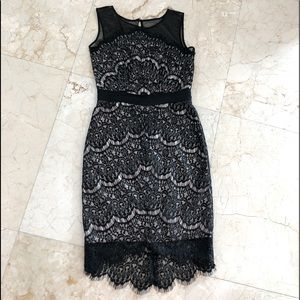 Jax Black lace dress. Size 6